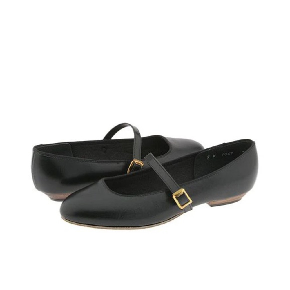 NWT Tictactoes Shag Patent Leather Mary Jane Ballet Flats Sz 9.5
